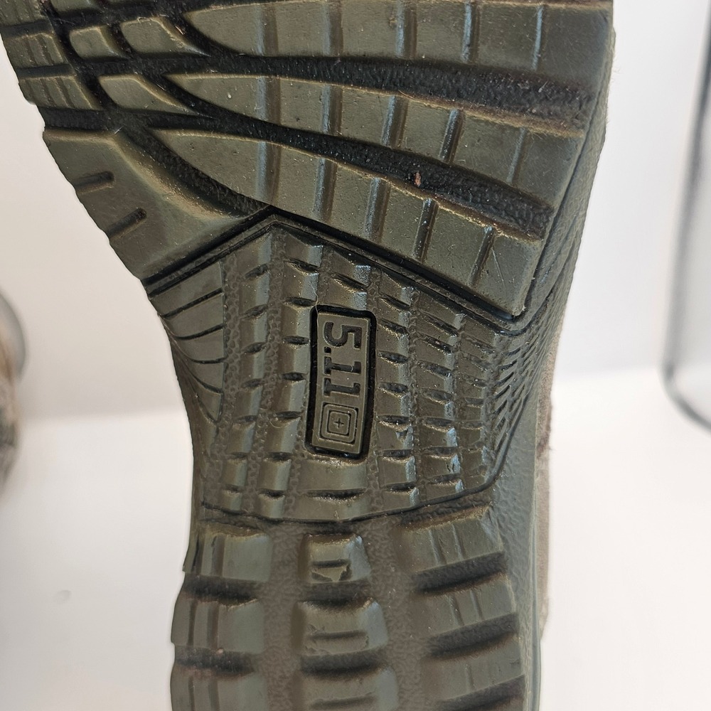 5.11 Tactical Recon Flyweight Side Zip Boots Sage Green 12318 Mens 7 US - Picture 16 of 16